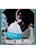 2XXT Cosplay Uma Musume Pretty Derby Vivlos Bride Wedding Formal Dress Cosplay Costume